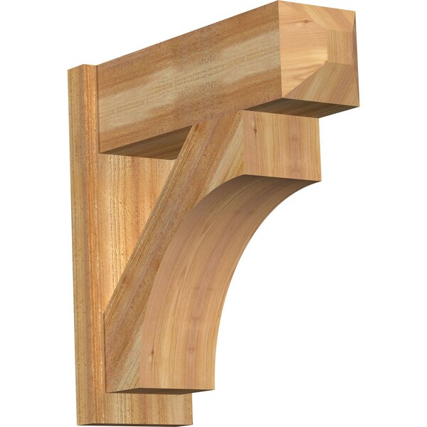 Ekena Millwork Westlake Rough Sawn Craftsman Outlooker, Western Red Cedar, 8"W x 24"D x 24"H OUT08X24X24WTL04RWR - main